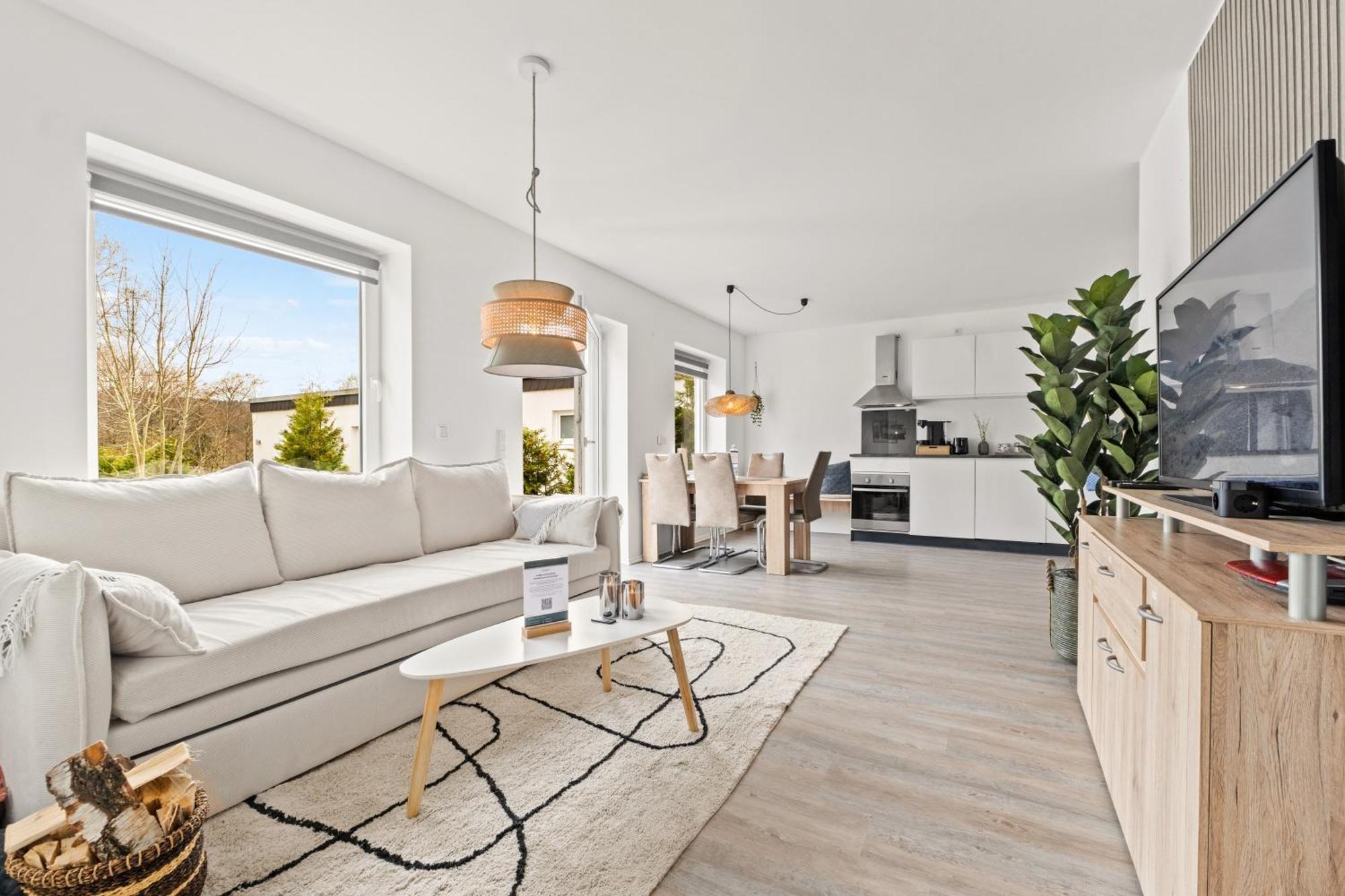Greenhouse Living Fagus Mit Terrasse Und Feuerstelle - 6 Minuten Nach Winterberg - 4 Minuten Zur Ruhrquelle - Wandern - Mountainbike Fahren - Reisen Mit Hund & Geniessen Apartment